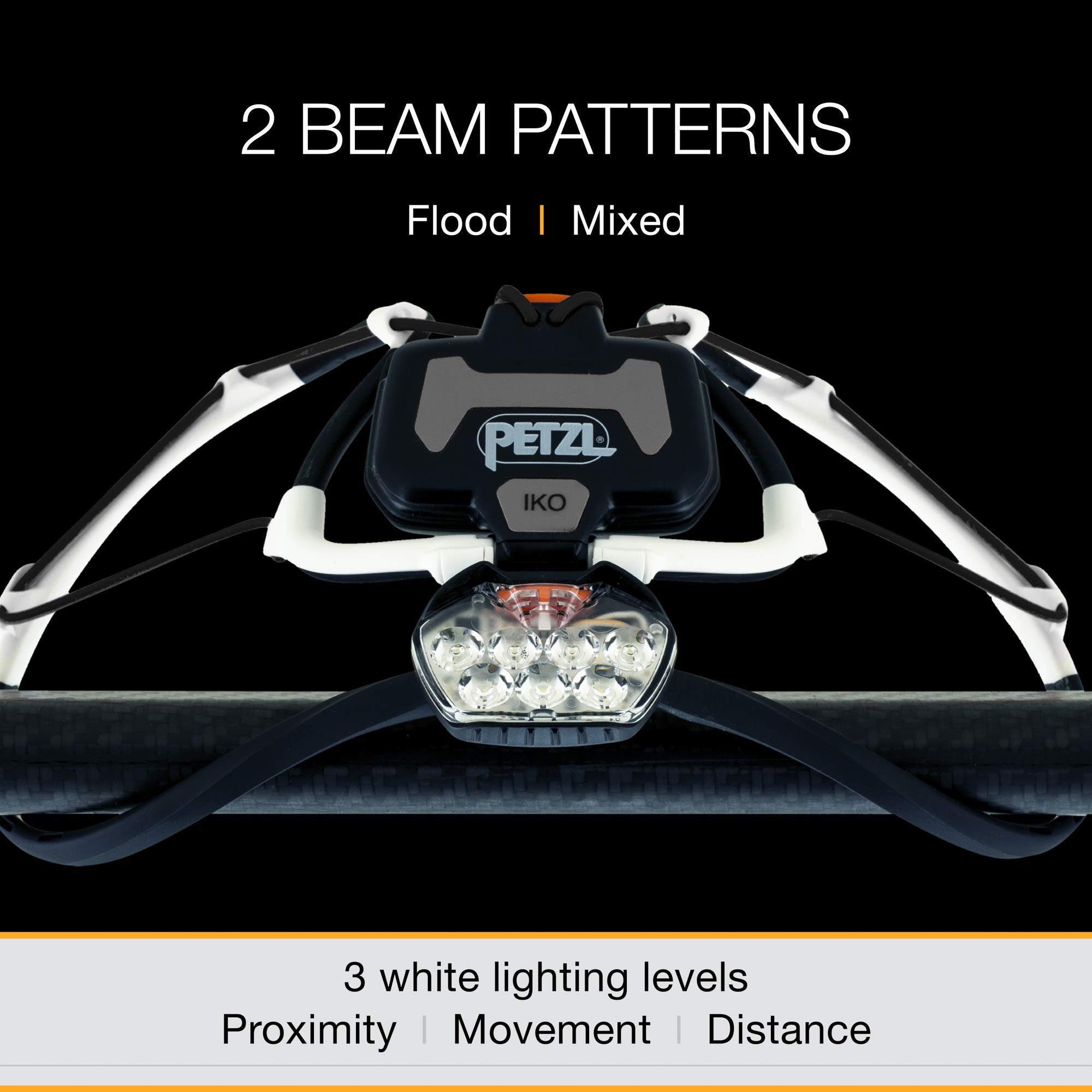 Petzl IKO lantern mode illustrating ambient campsite lighting