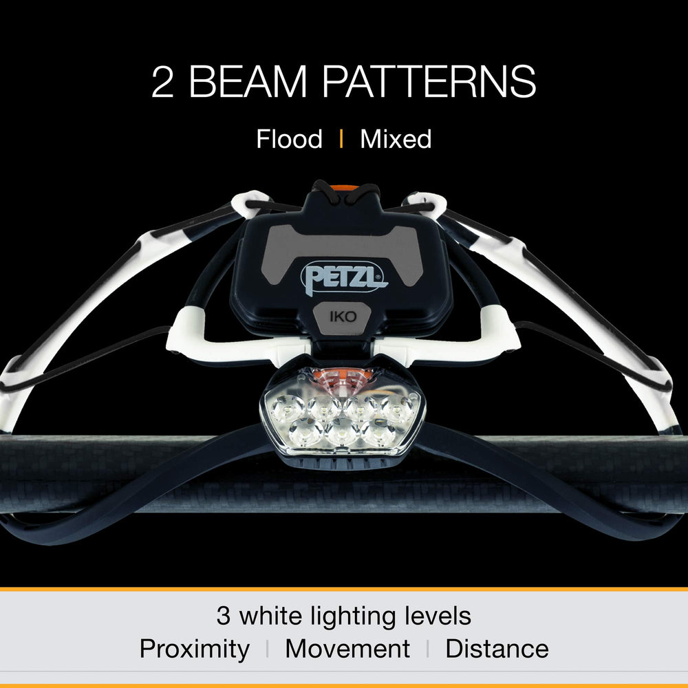 Petzl IKO lantern mode illustrating ambient campsite lighting