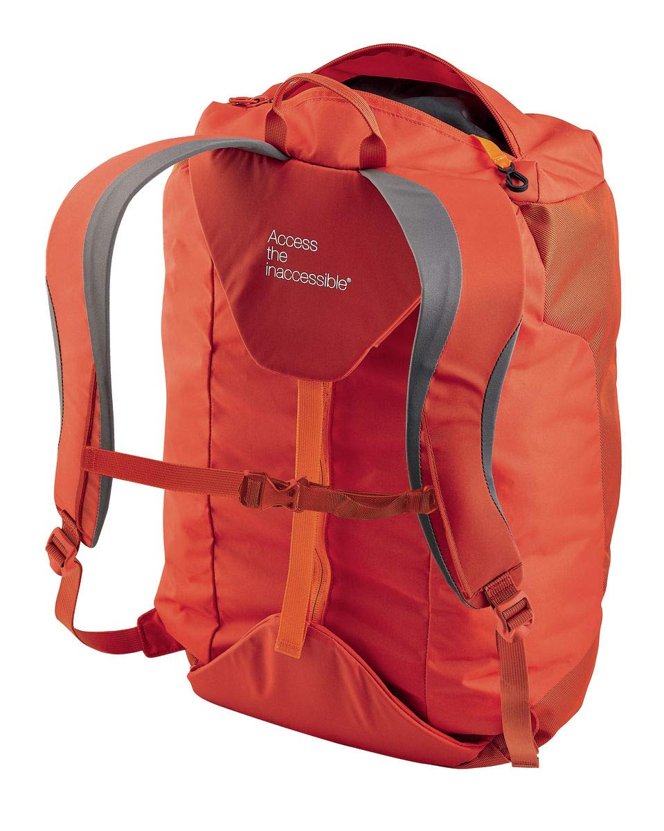 Petzl Kliff rope bag 36-liter capacity ready to stow rope up to 100 m.