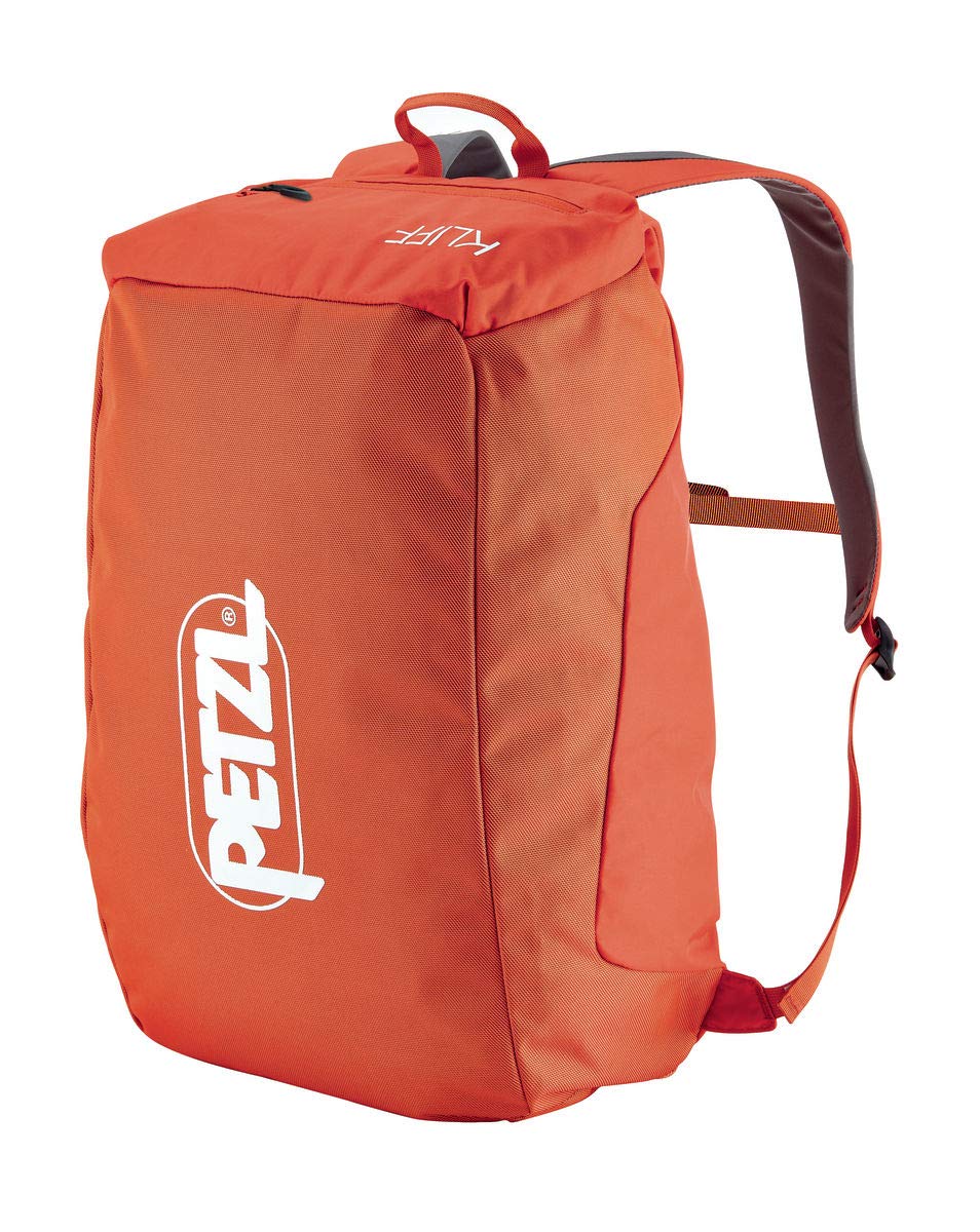 Petzl Kliff rope bag front view shows its roomy 36-liter climbing gear space.