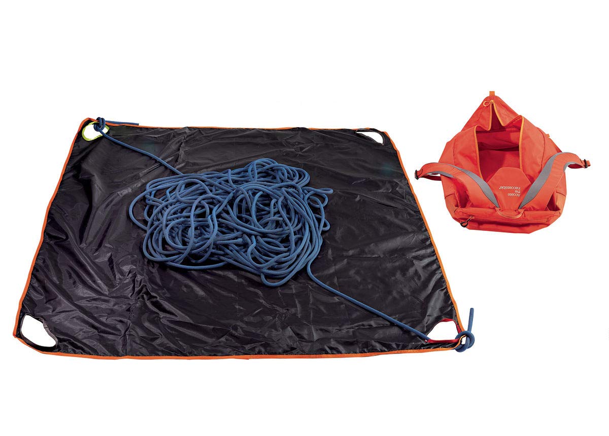 Petzl Kliff rope bag adjustable foam shoulder straps for comfortable approach.