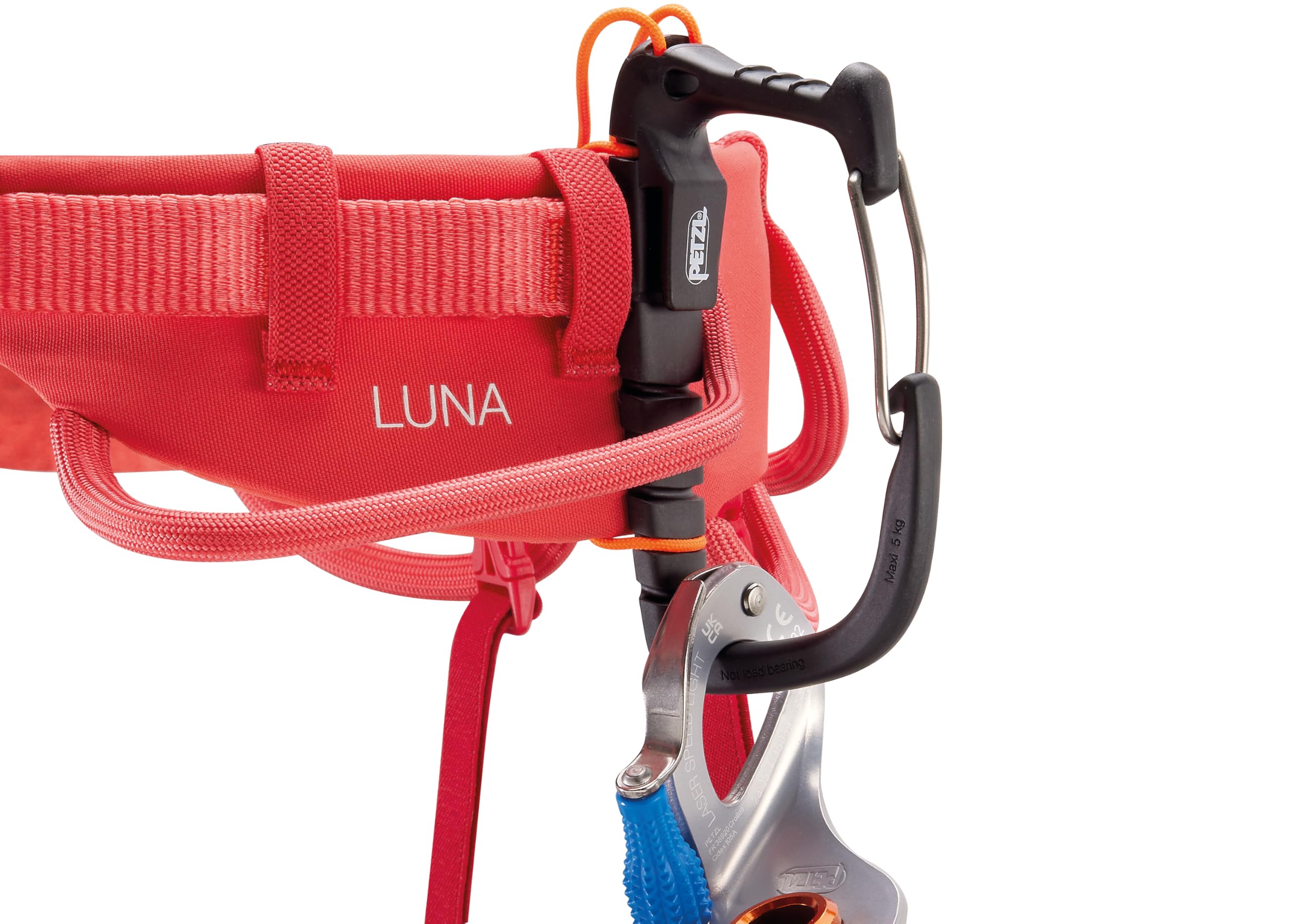 Petzl Luna interior fabric stays breathable and moisture-wicking.