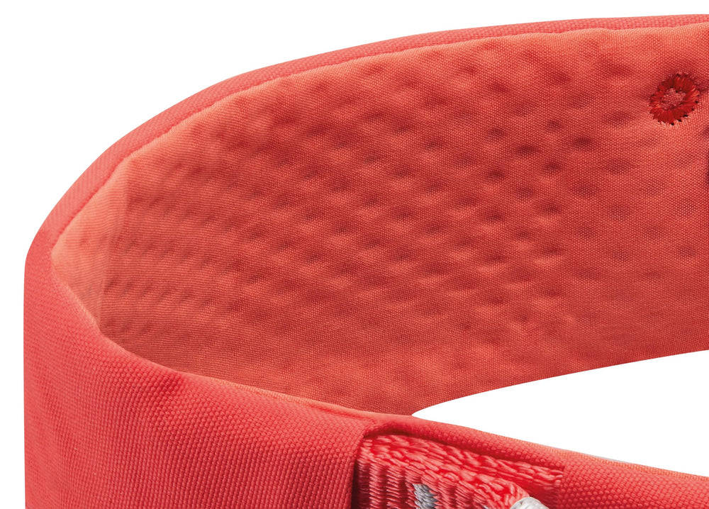 Petzl Luna rear gear loops angled to bring gear forward.