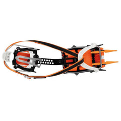 Front points on Petzl Lynx Llu delivering solid ice contact