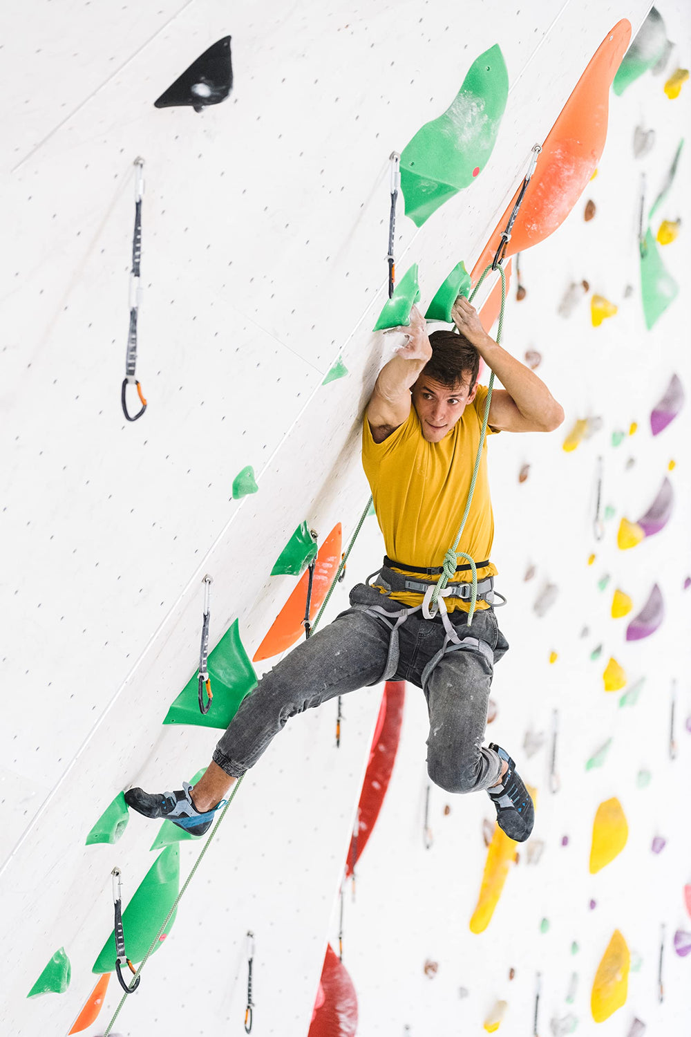 Petzl MAMBO rope middle-mark to simplify rope management
