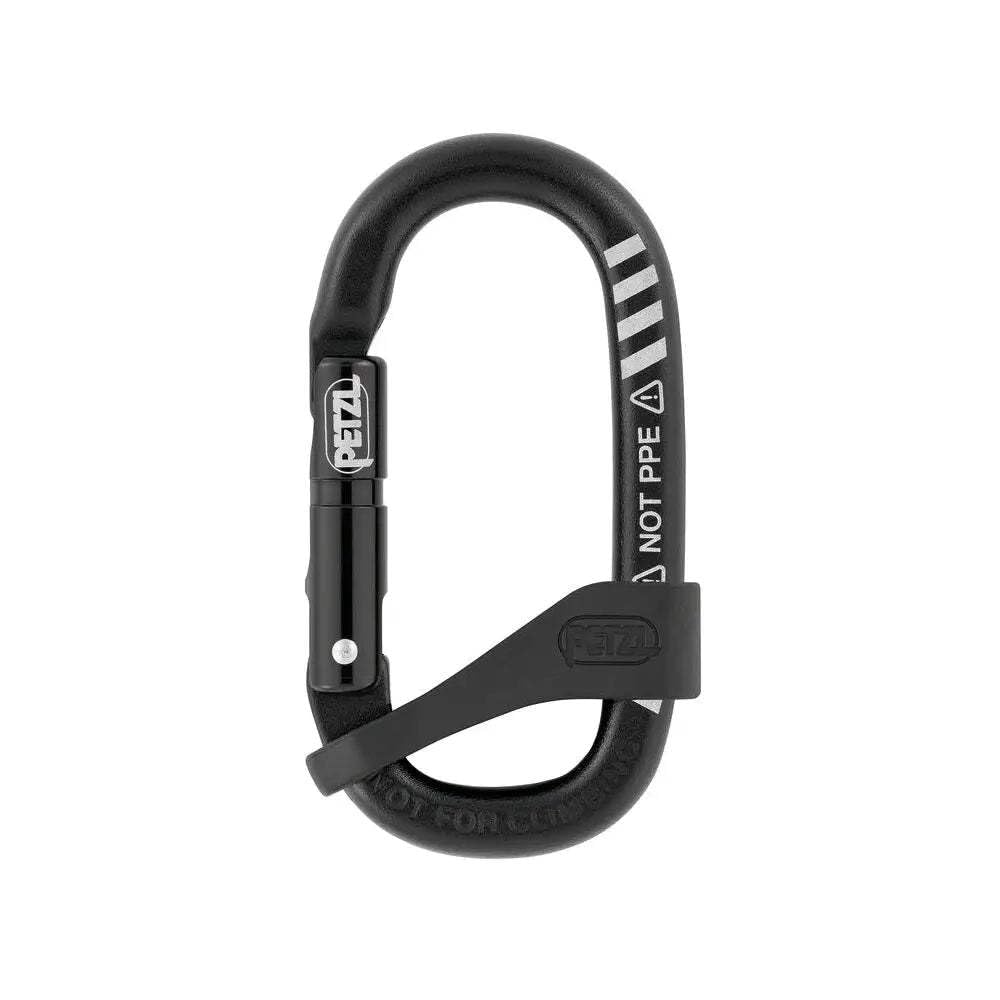Petzl MINO Solo not-PPE label clarifies gear organization purpose.