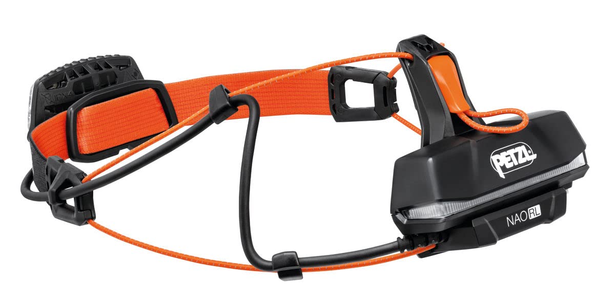 Petzl NAO RL headlamp uses reactive lighting adapting to ambient light