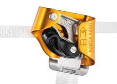 Petzl Pantin setup with Croll demonstrates faster rope ascents.