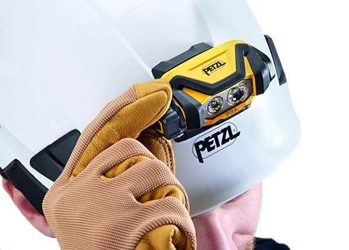 PETZL Pixa headlamp with boost-mode for enhanced visibility.