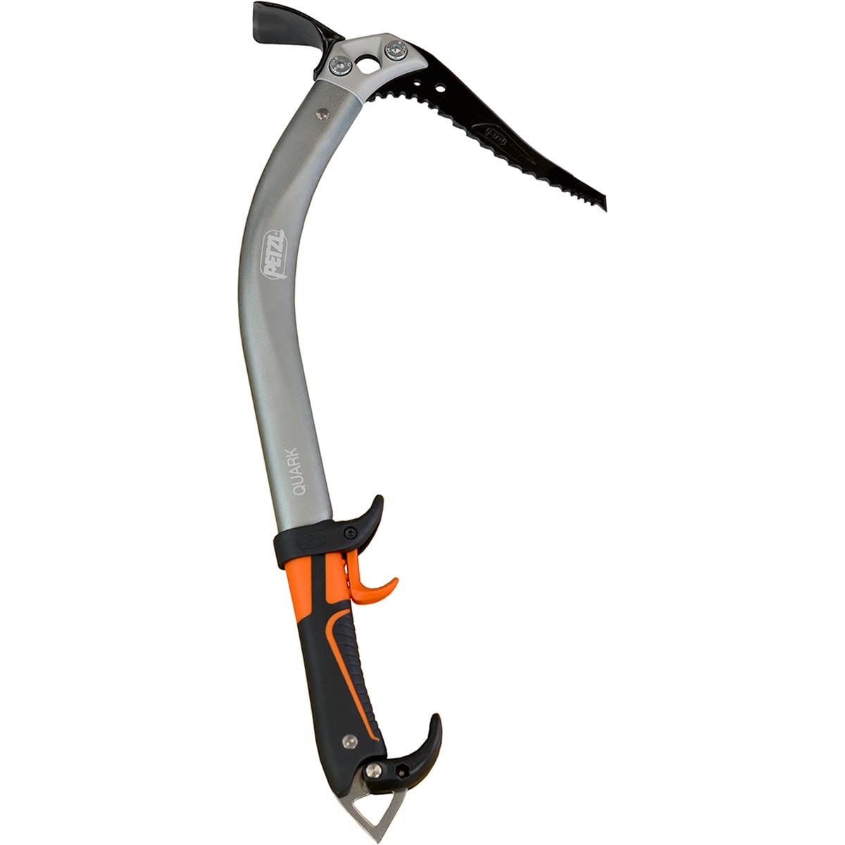 Petzl Quark adze ice tool 50 cm overview showing balanced design for ice climbing
