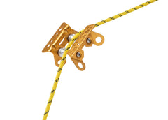 PETZL Roller Coaster sealed ball bearings provide smooth protection for moving rope