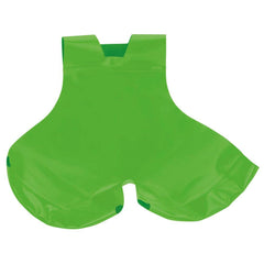 PETZL seat cover for Canyon Green, side view, durable and interchangeable for group differentiation.