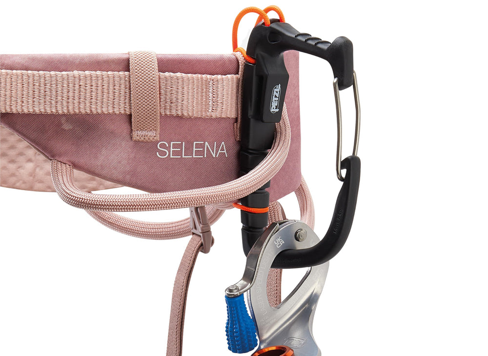 Petzl Selena versatile accessory loop enables chalk bags or trail lines.