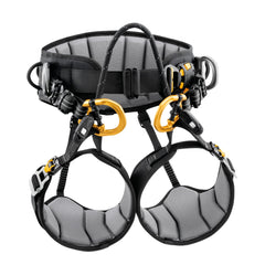 Petzl Sequoia arborist seat buckle for fast, glove-friendly adjustments in the canopy.