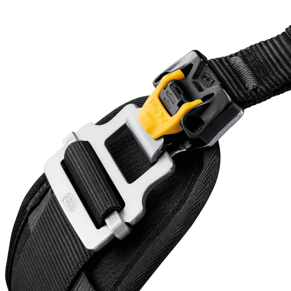 Petzl Sequoia FAST LT PLUS leg buckles simplify a precise fit.