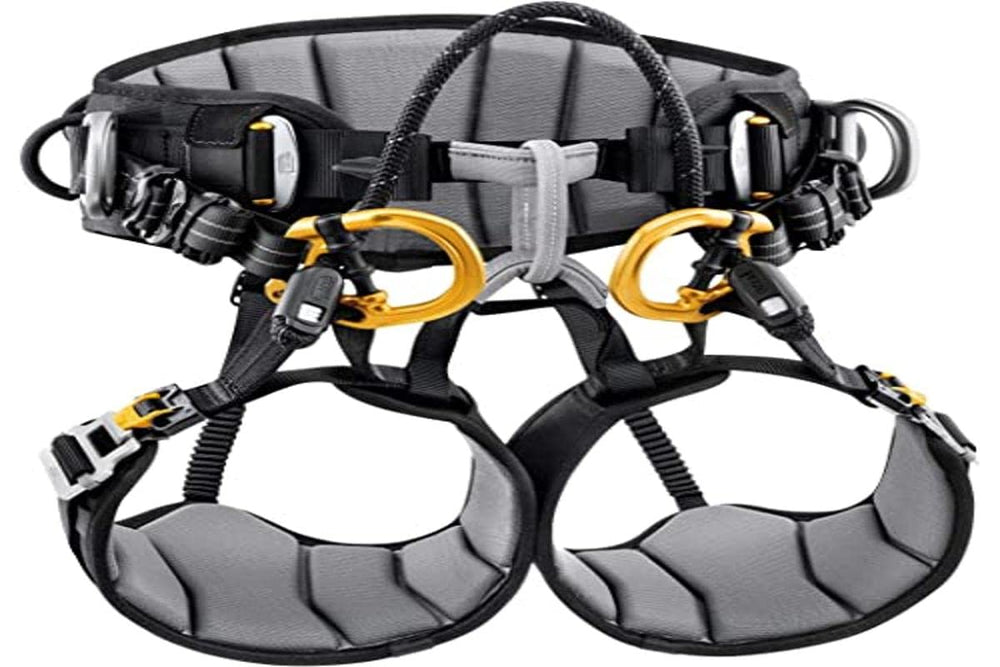 PETZL Sequoia SRT arborist seat harness with ventral point for efficient single rope technique
