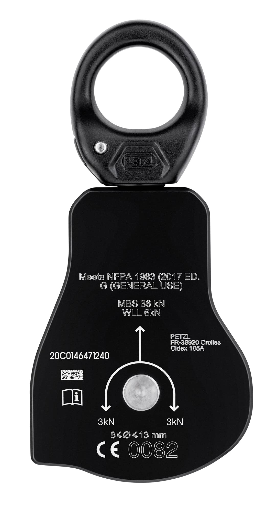 Integrated swivel on Spin L1D keeps orientation under load to prevent twists