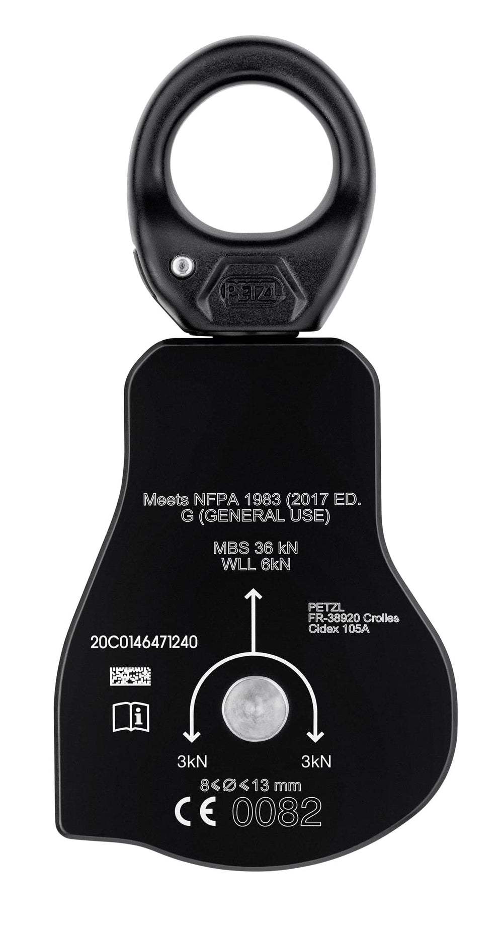 Integrated swivel on Spin L1D keeps orientation under load to prevent twists