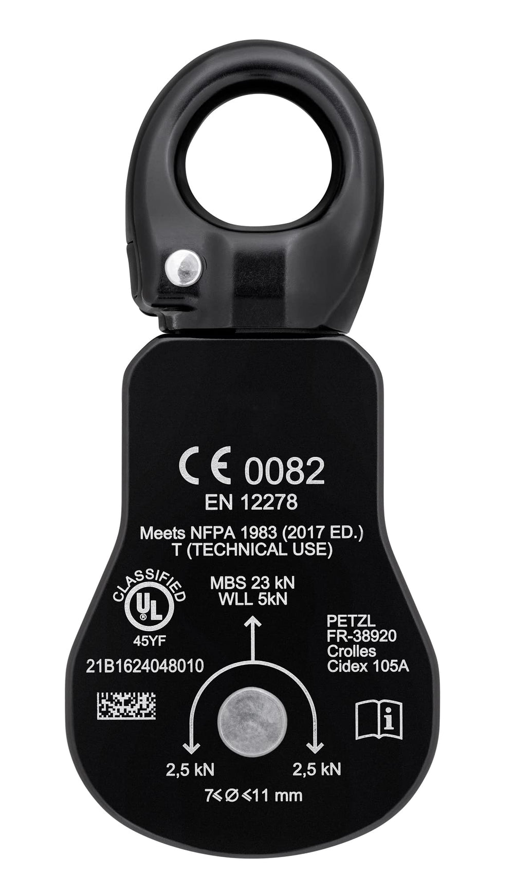 Petzl Spin S1 compact design saves space in packs for field setups.