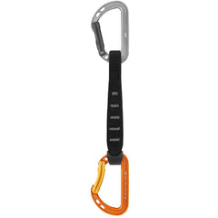 Petzl Spirit Express Quickdraw 17 cm ready for fast clipping on routes.