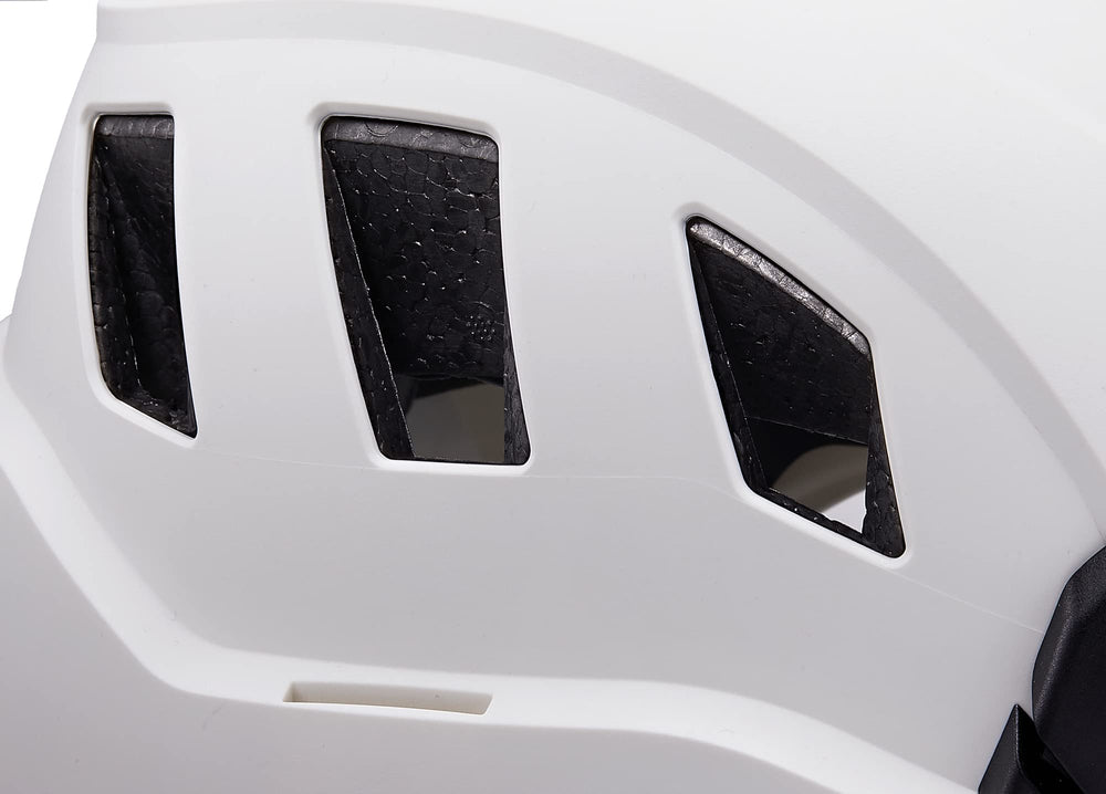 Petzl Strato Vent centerfit-flipfit for precise centering and storage