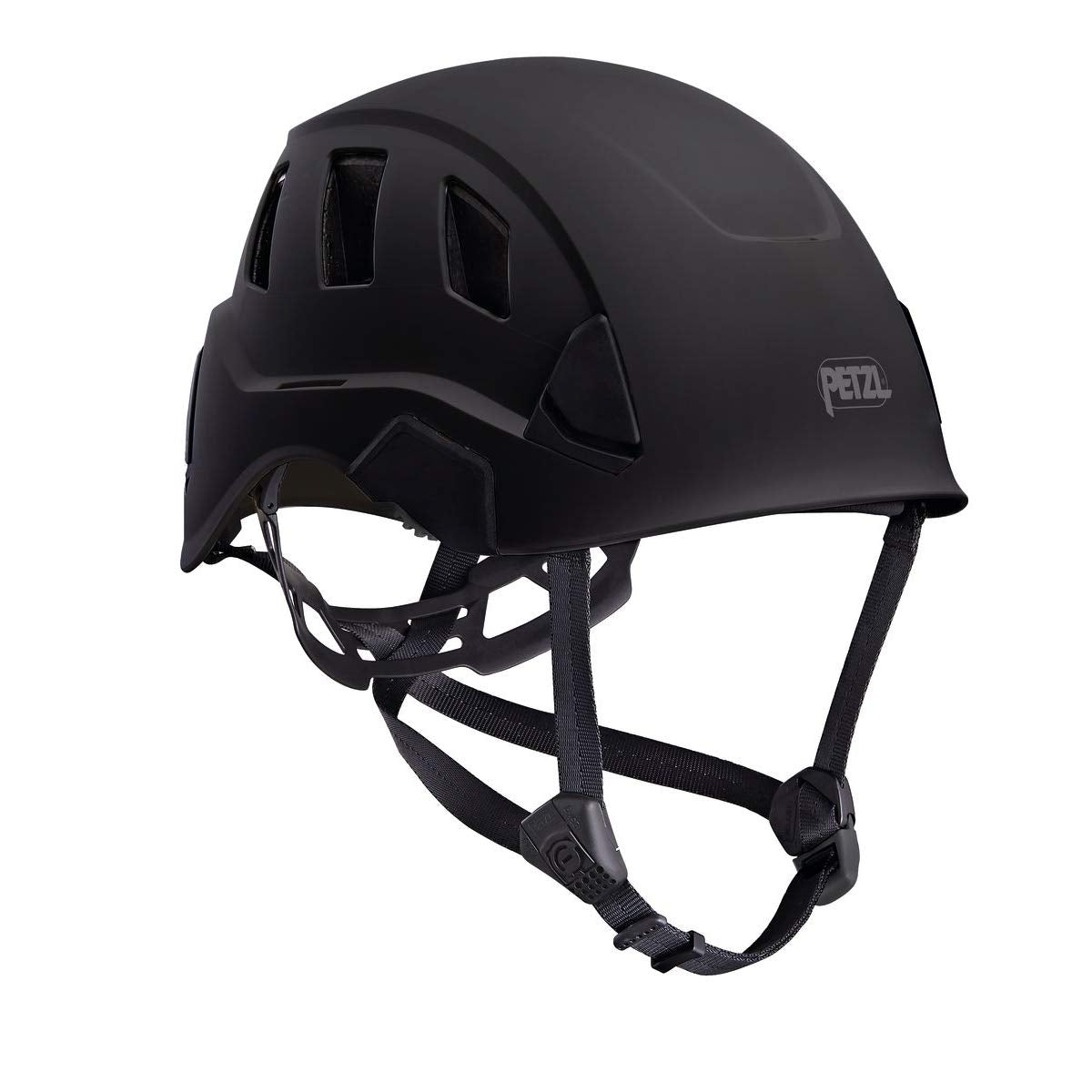 Petzl Strato Vent helmet centered with CENTERFIT for secure wear during work