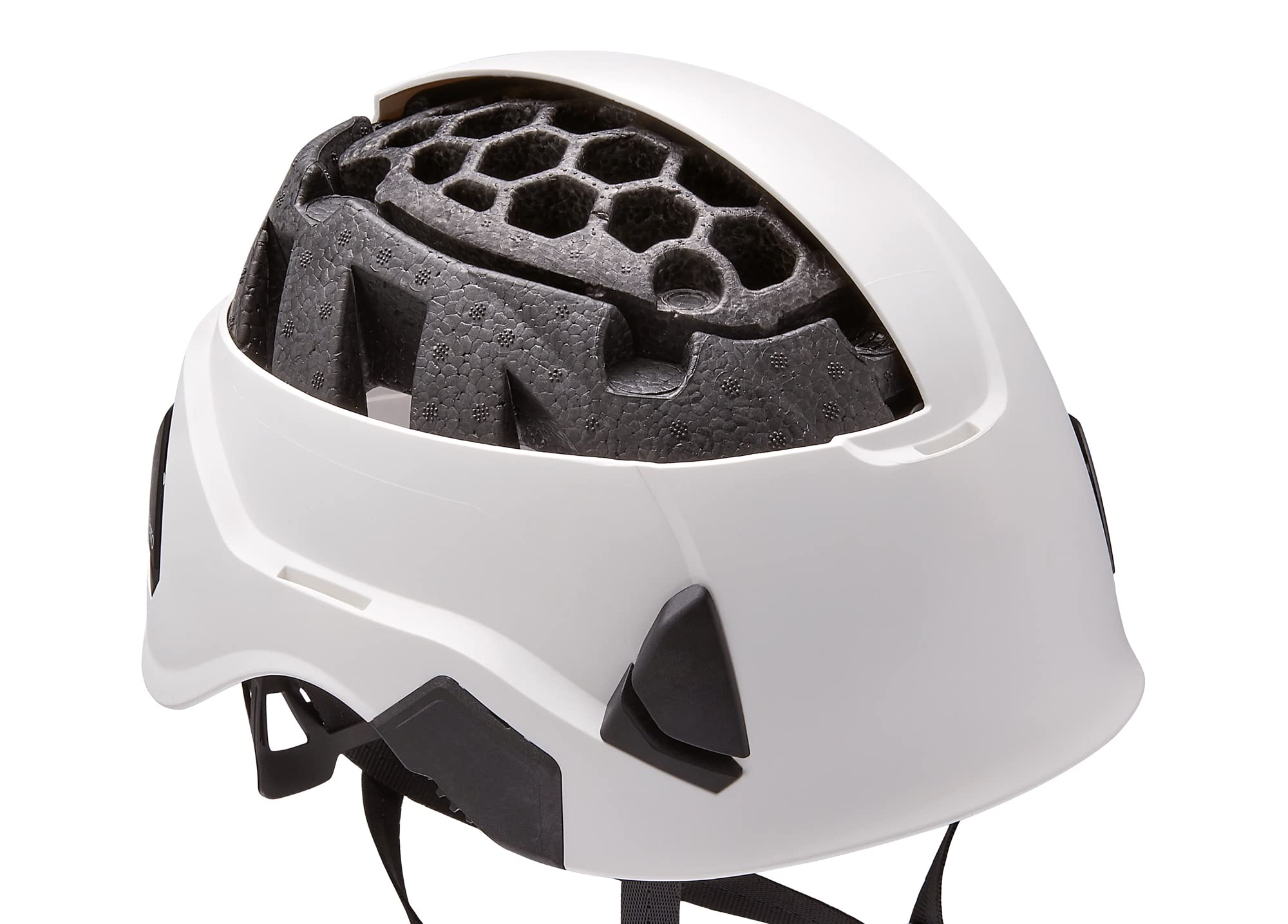 Petzl Strato Vent helmet side ventilation shows airflow to keep the head cool