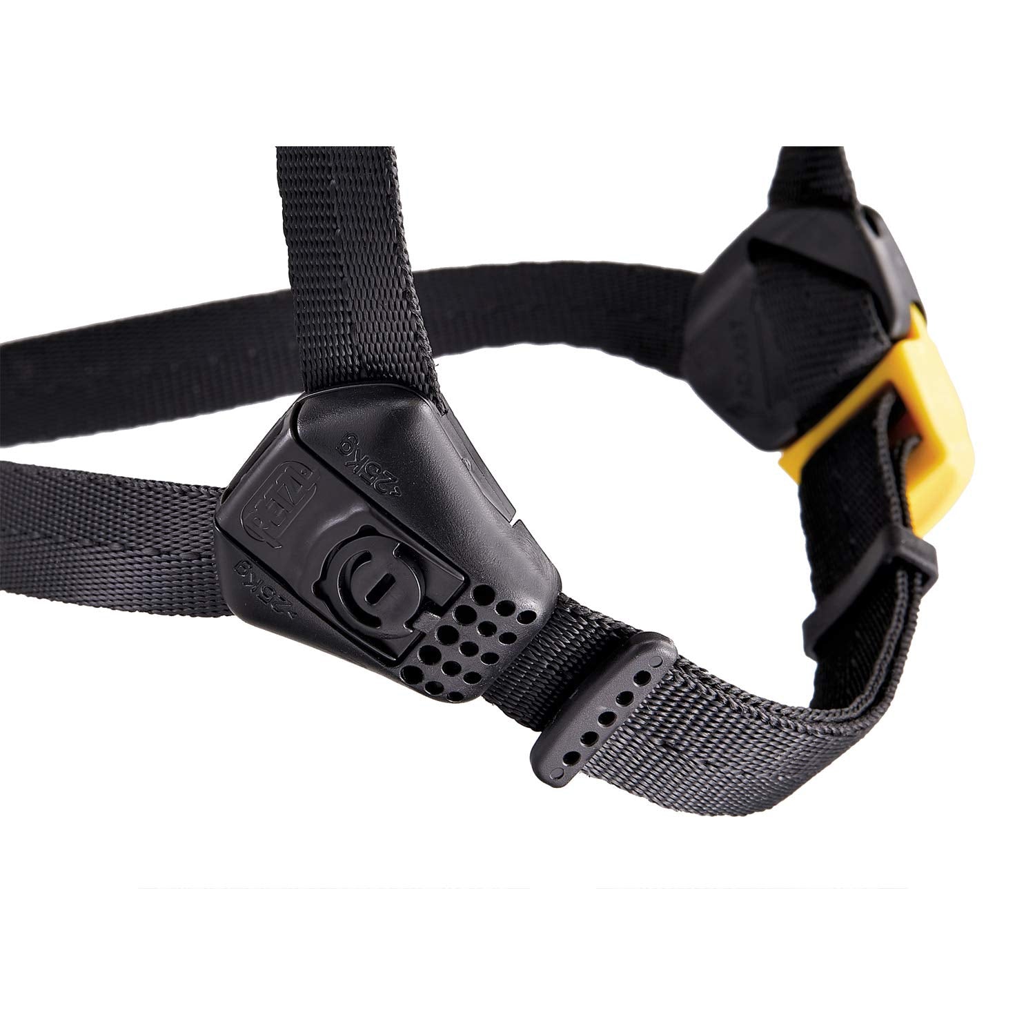Petzl Strato Vent shows ventilation holes for steady airflow