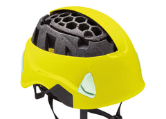 Petzl Strato Vent's ventilation holes keep the head cool in hot conditions.