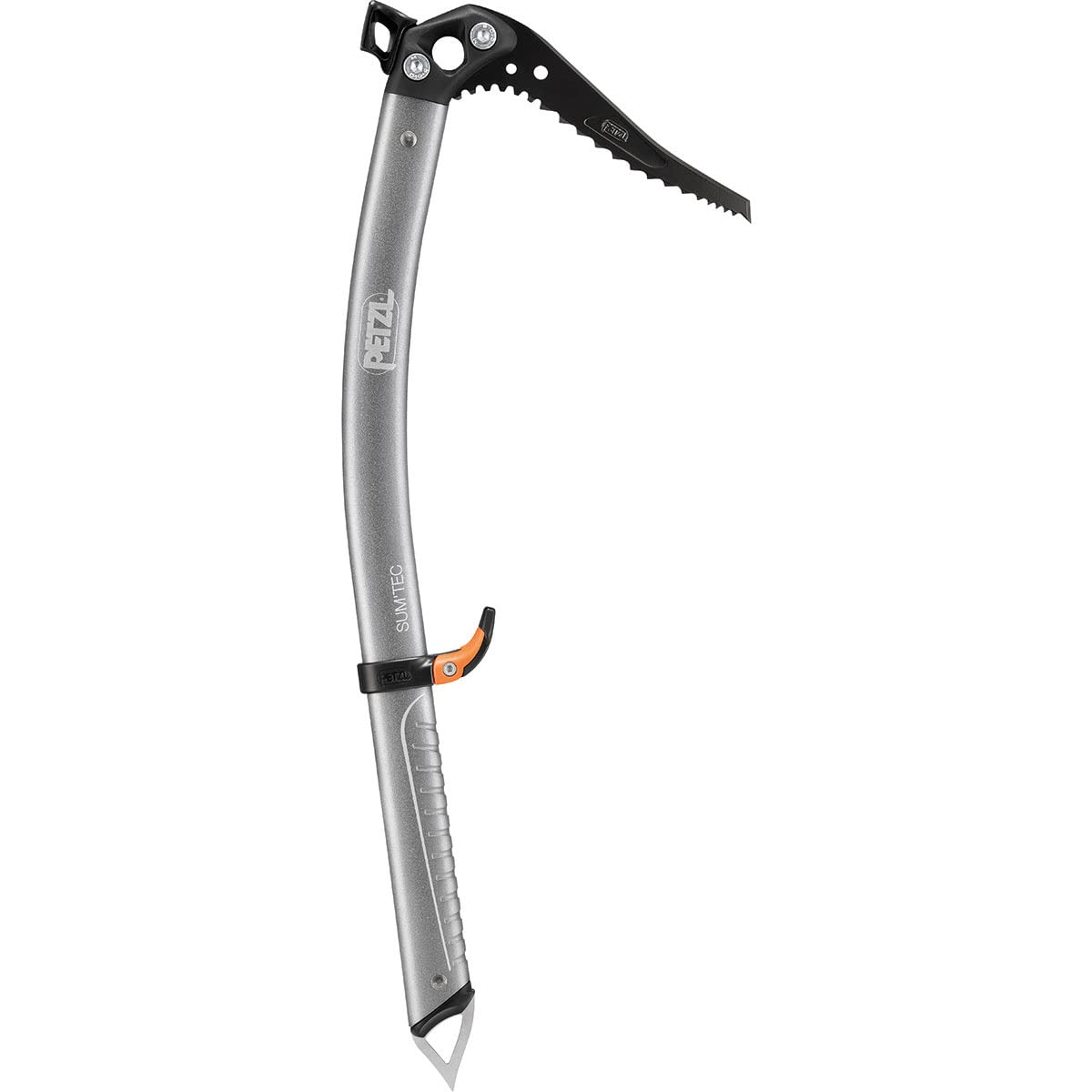 Petzl Sum'Tec ice axe with hammer blade delivers solid hammer blows for fixed pitches
