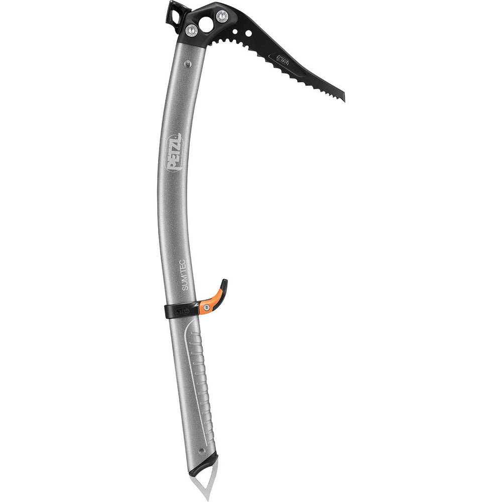 Petzl Sum'Tec ice axe with hammer blade delivers solid hammer blows for fixed pitches