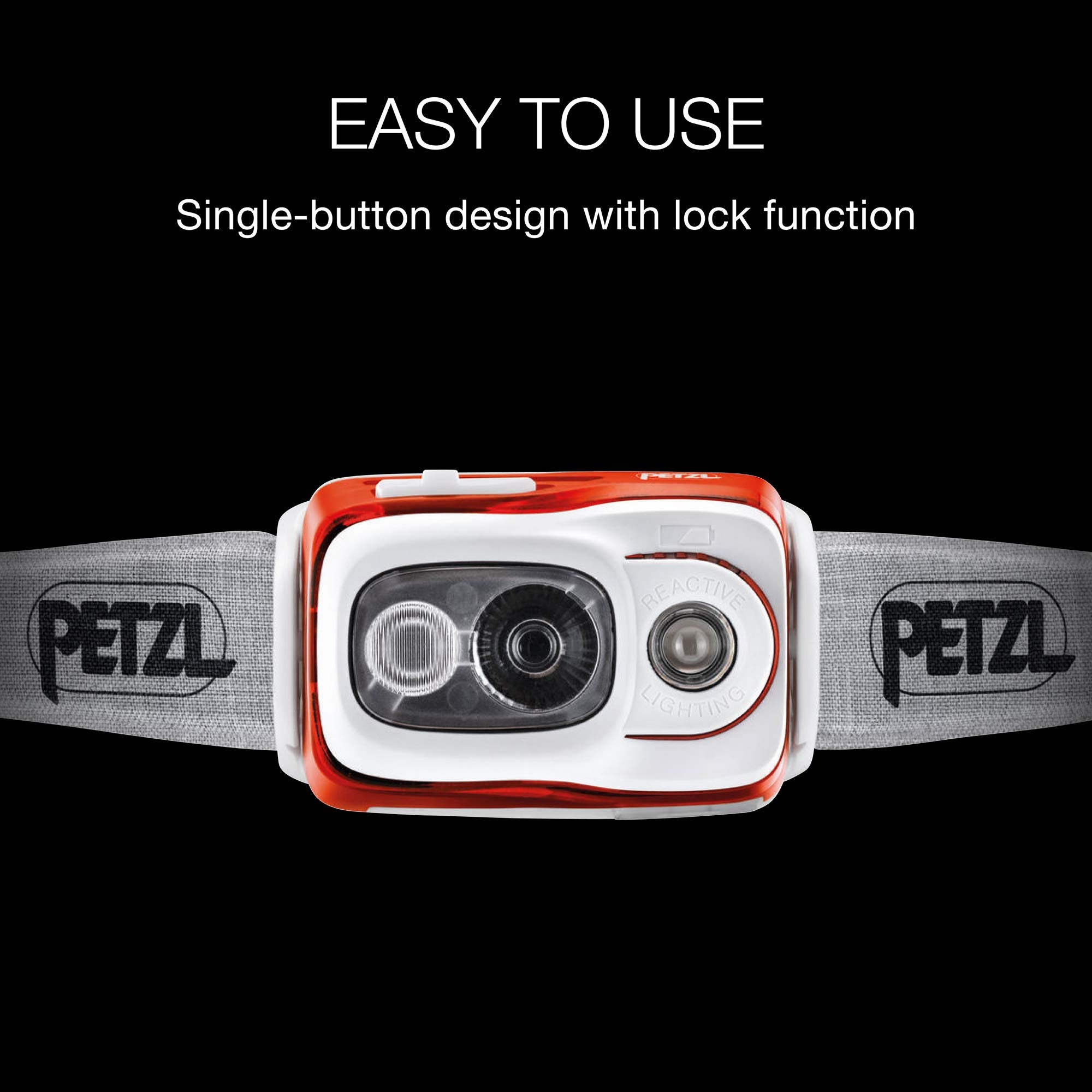 Petzl Swift RL battery life up to 100 hours