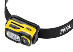 Petzl Swift RL 1100 lumens beam for bright visibility in dark spaces