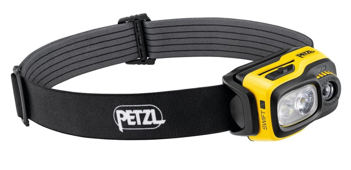 Petzl Swift RL headlamp in compact design for tight inspection tasks