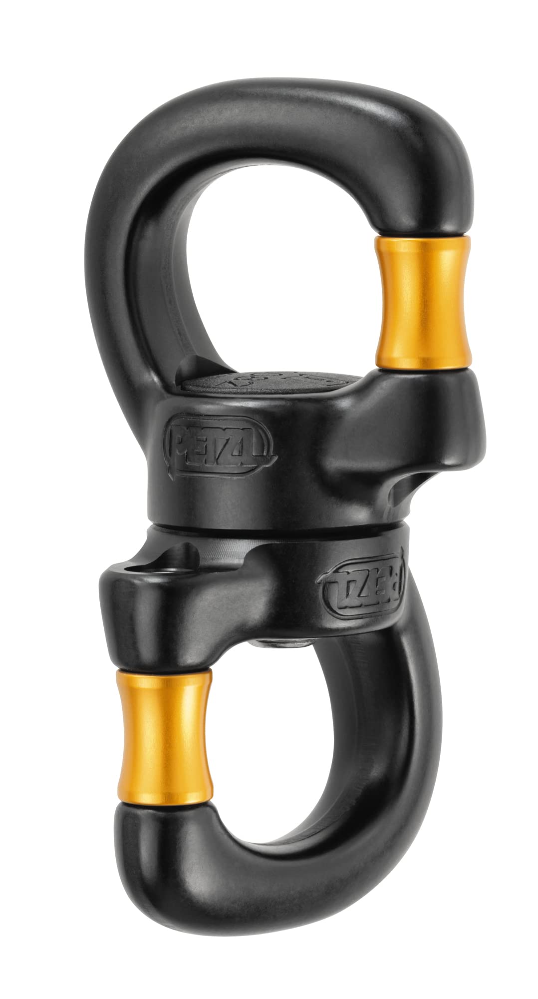 Petzl Swivel Open Swivel with large opening for easy attachment to pulleys and lanyards.