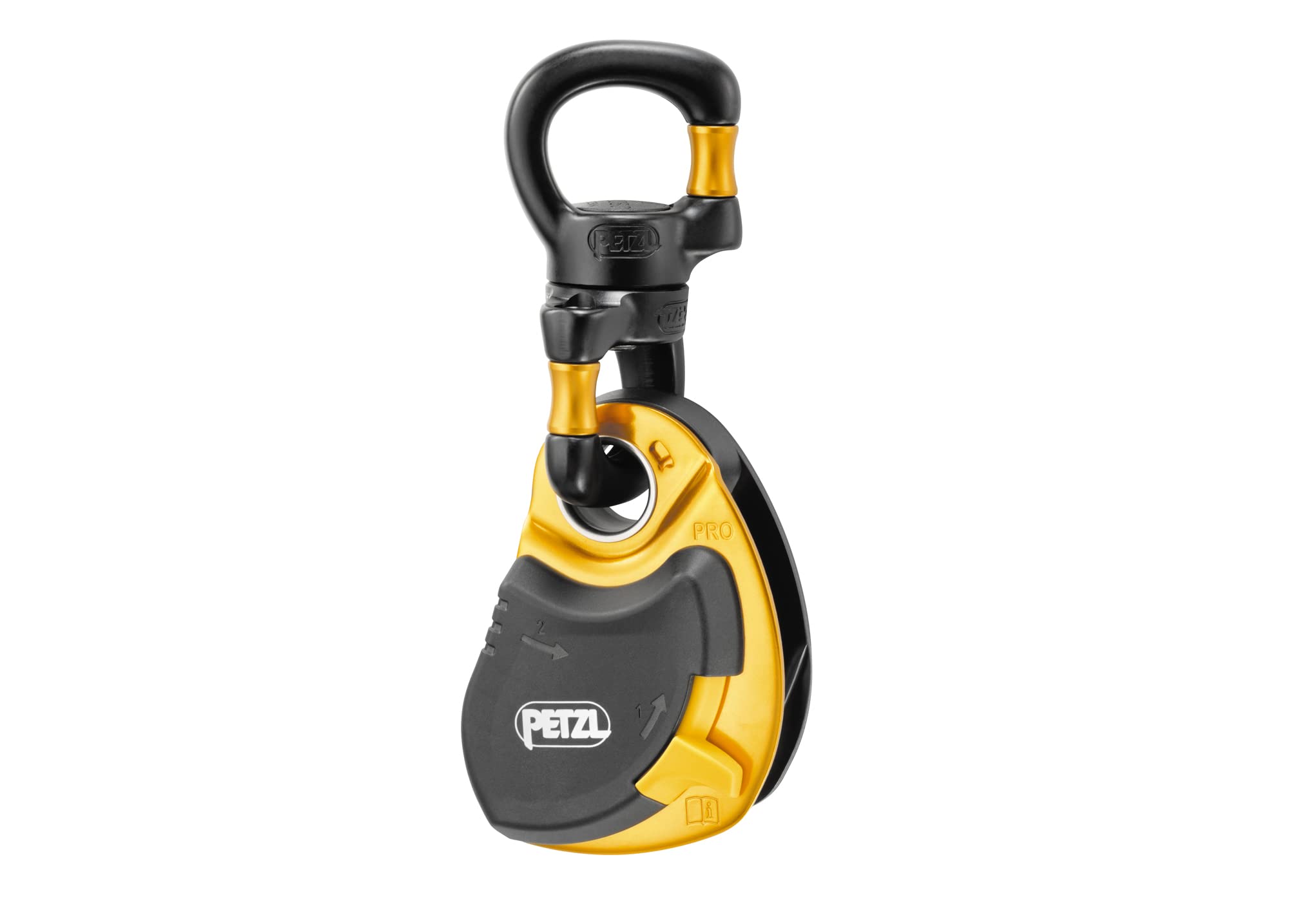 Petzl Swivel Open Swivel with sealed bearings for smooth rotation and reliable performance.