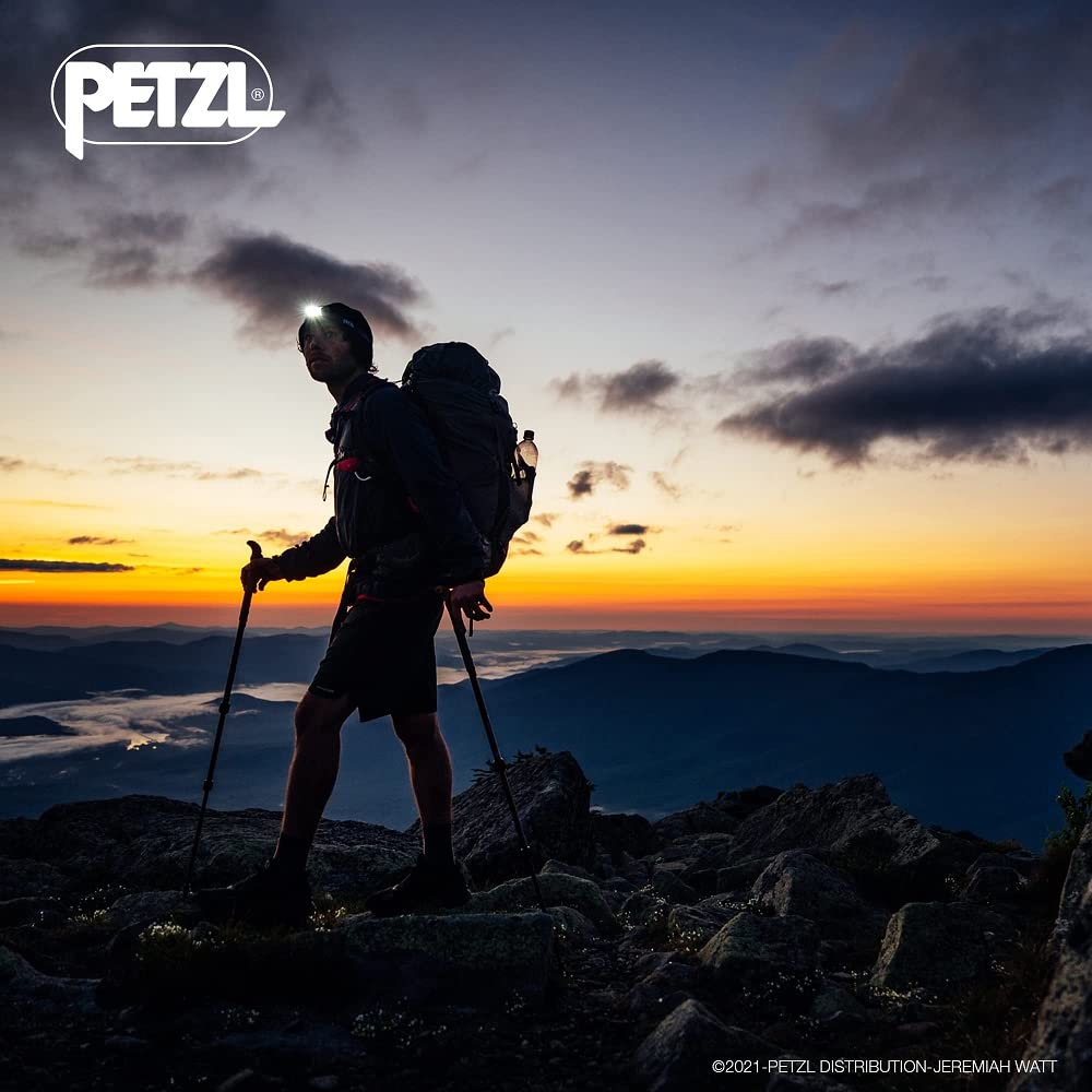 Petzl TIKKA CORE headlamp 450-lumen performance for bright, hands-free illumination.