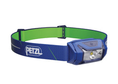 PETZL Tikka Core headlamp front view showing compact design for hikers