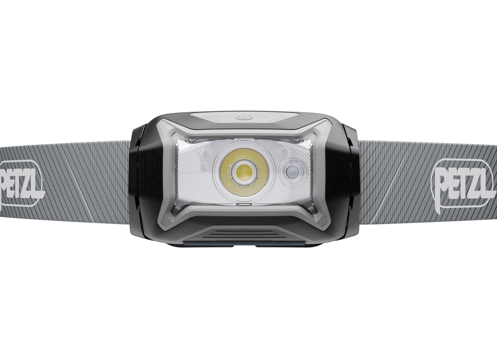 PETZL Tikka CORE headlamp worn on head for hands-free navigation