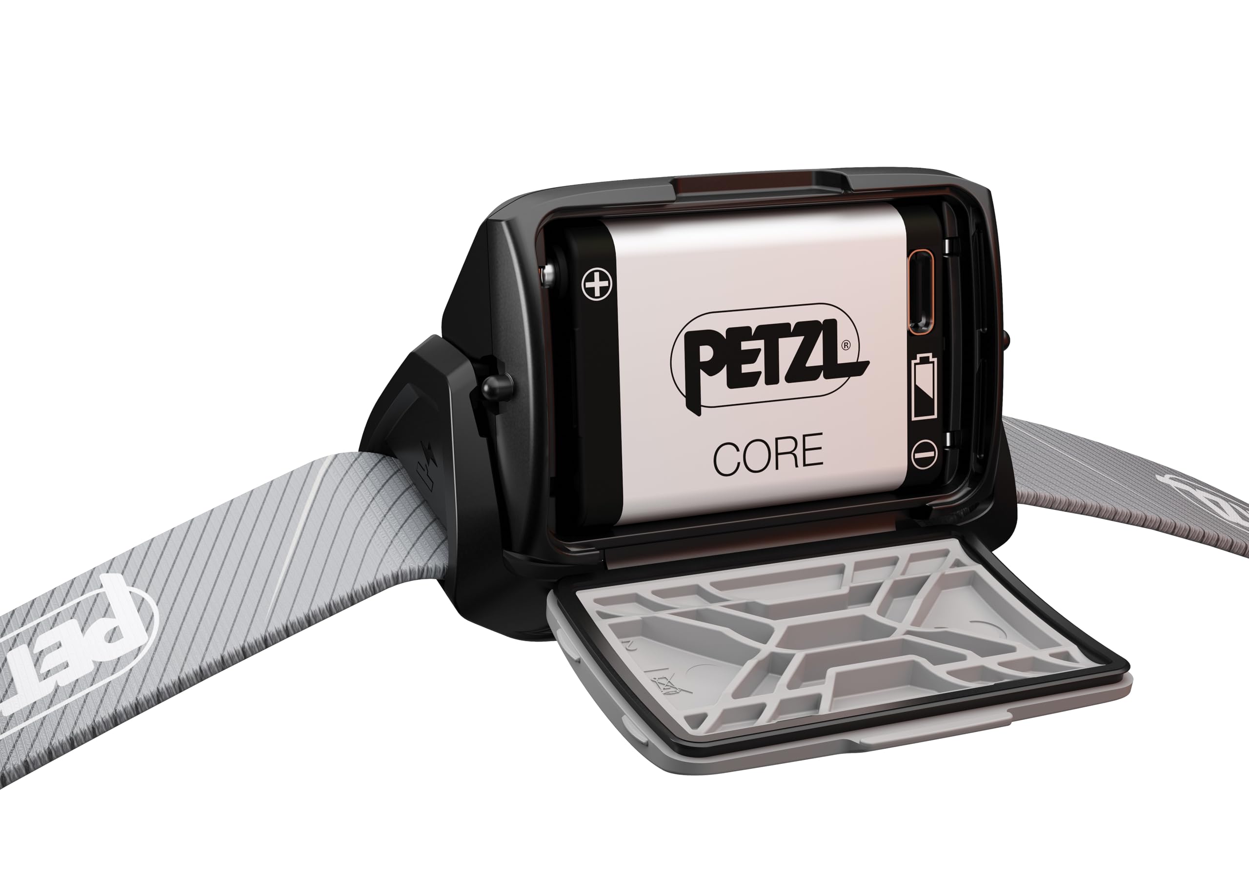 PETZL Tikka CORE tilt feature directs light ahead