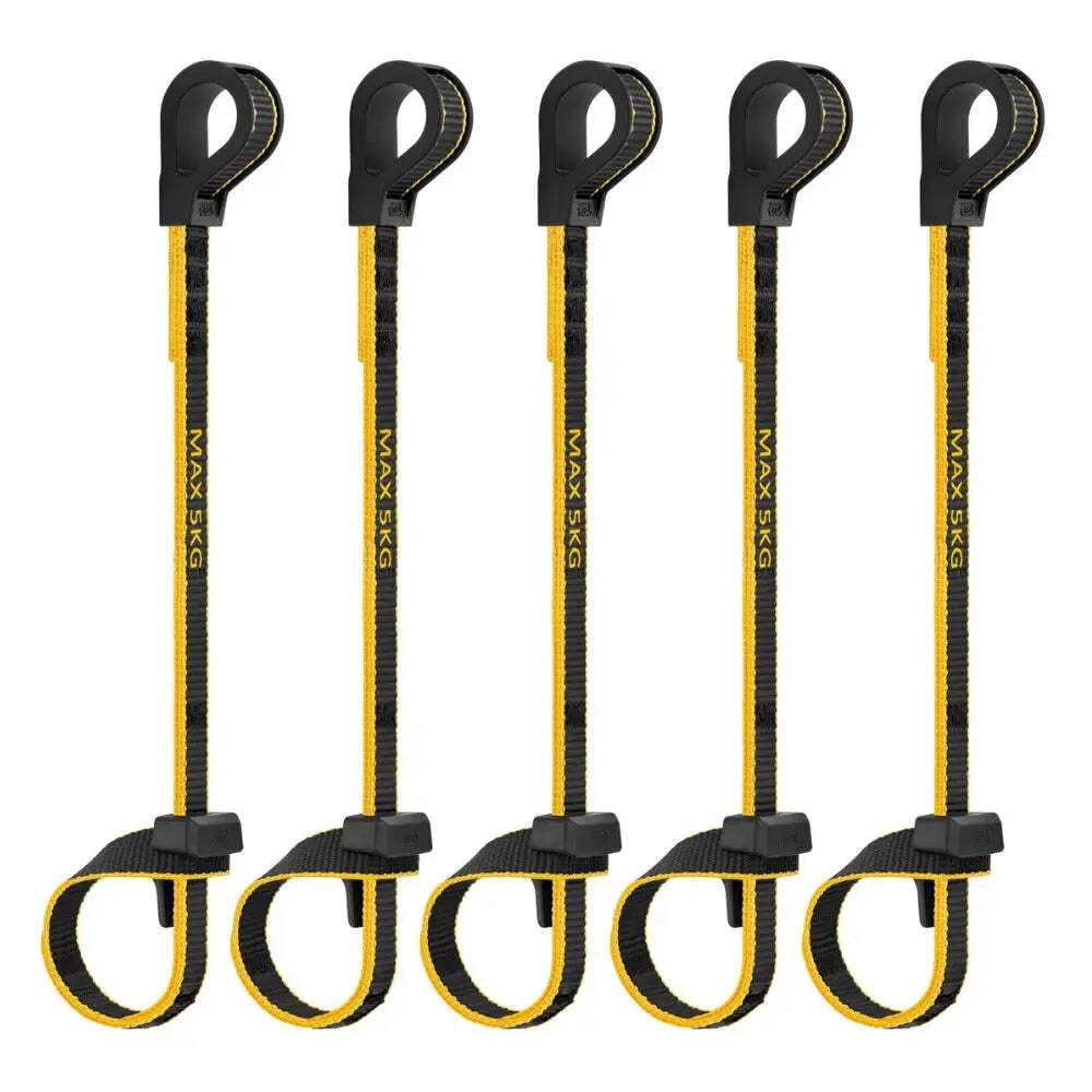 Petzl Toolink L clip attachment secures tools up to 5 kg at height.