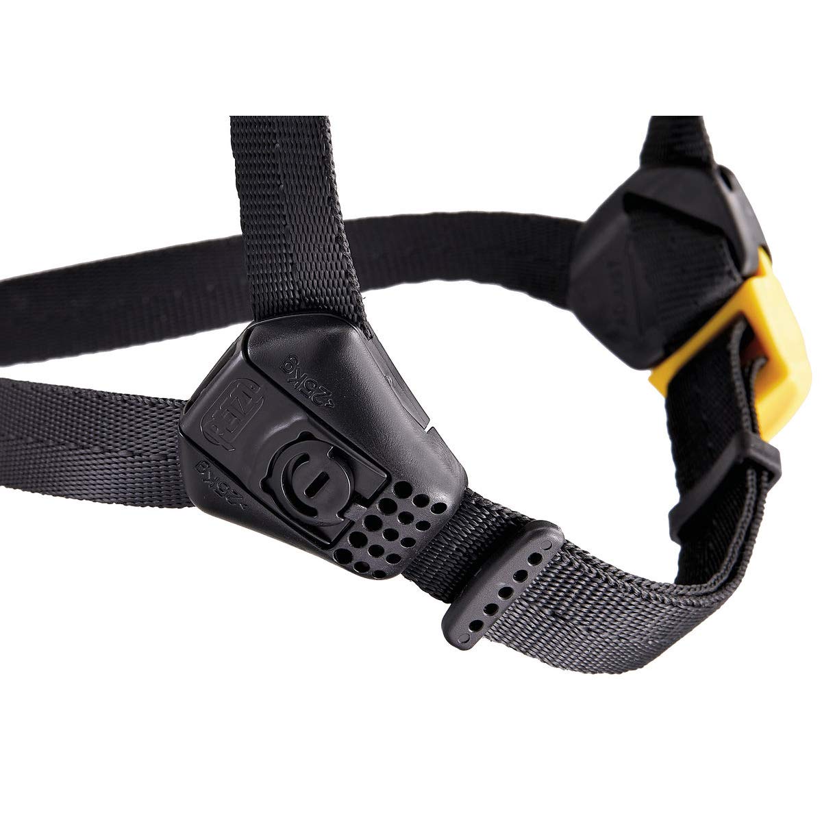 Petzl Vertex Vent ANSI helmet back view highlighting stability and ventilation control.