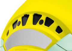 Petzl Vertex Vent ventilation sliders let you customize airflow in hot environments.