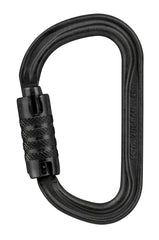 Petzl Vulcan carabiner with TRIACT-LOCK in black for secure hands-free locking.