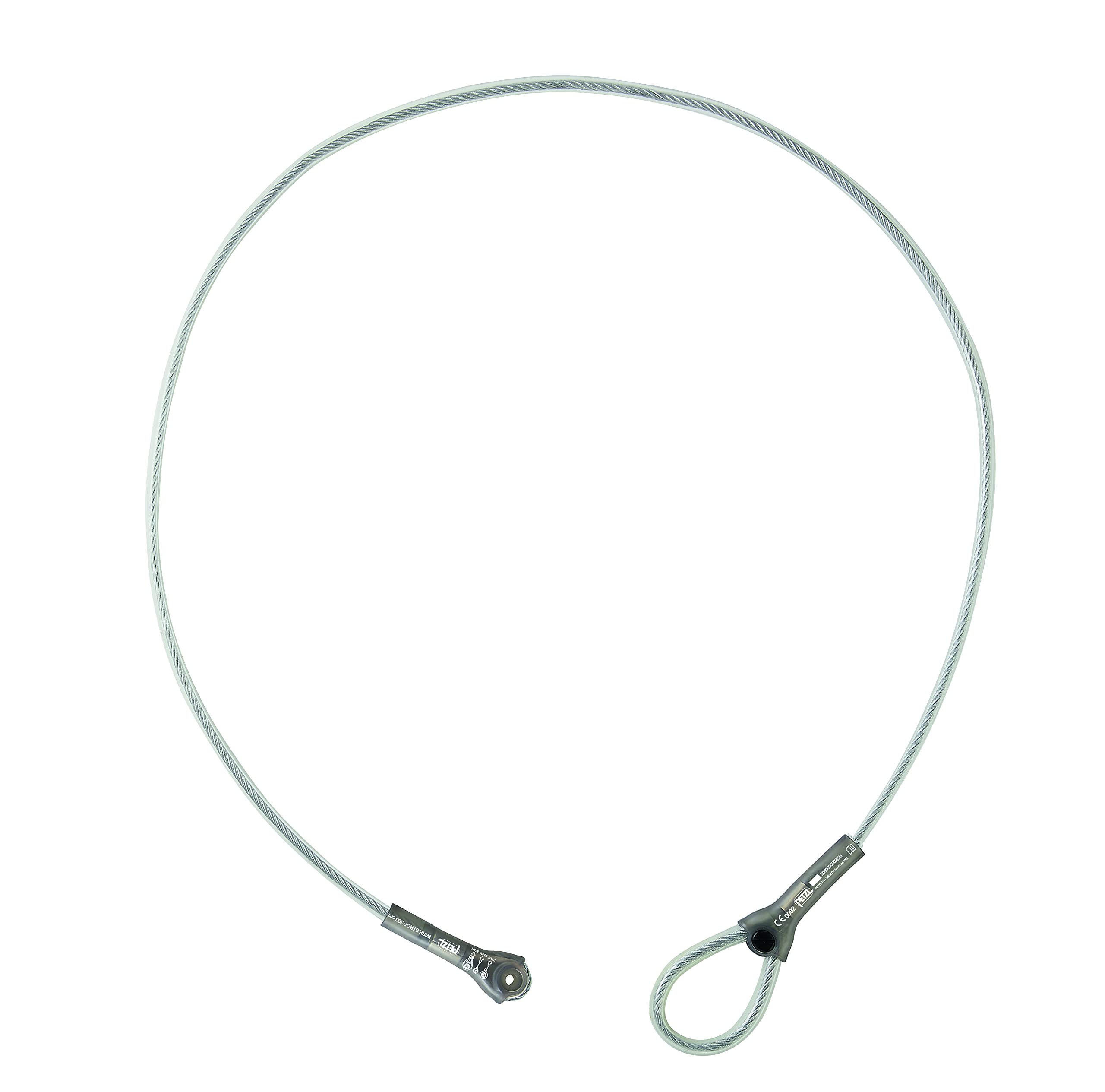 Petzl Wire Strop Anchor 300 cm demonstrates a durable anchor strap for secure rigging
