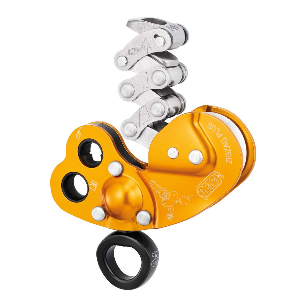 Petzl Zigzag Plus descender for arborists with smooth rope glide during tree work
