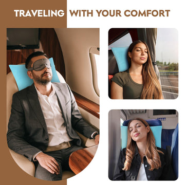 PEUJEW gift-ready travel pillow suitable as a souvenir.