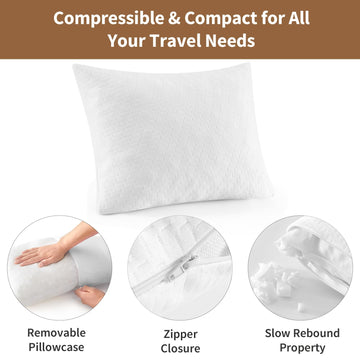 PEUJEW memory foam conforms to body for supported sleep positions