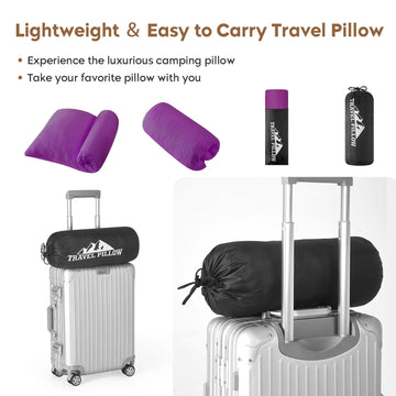 PEUJEW pillow on plane for relaxed travel comfort