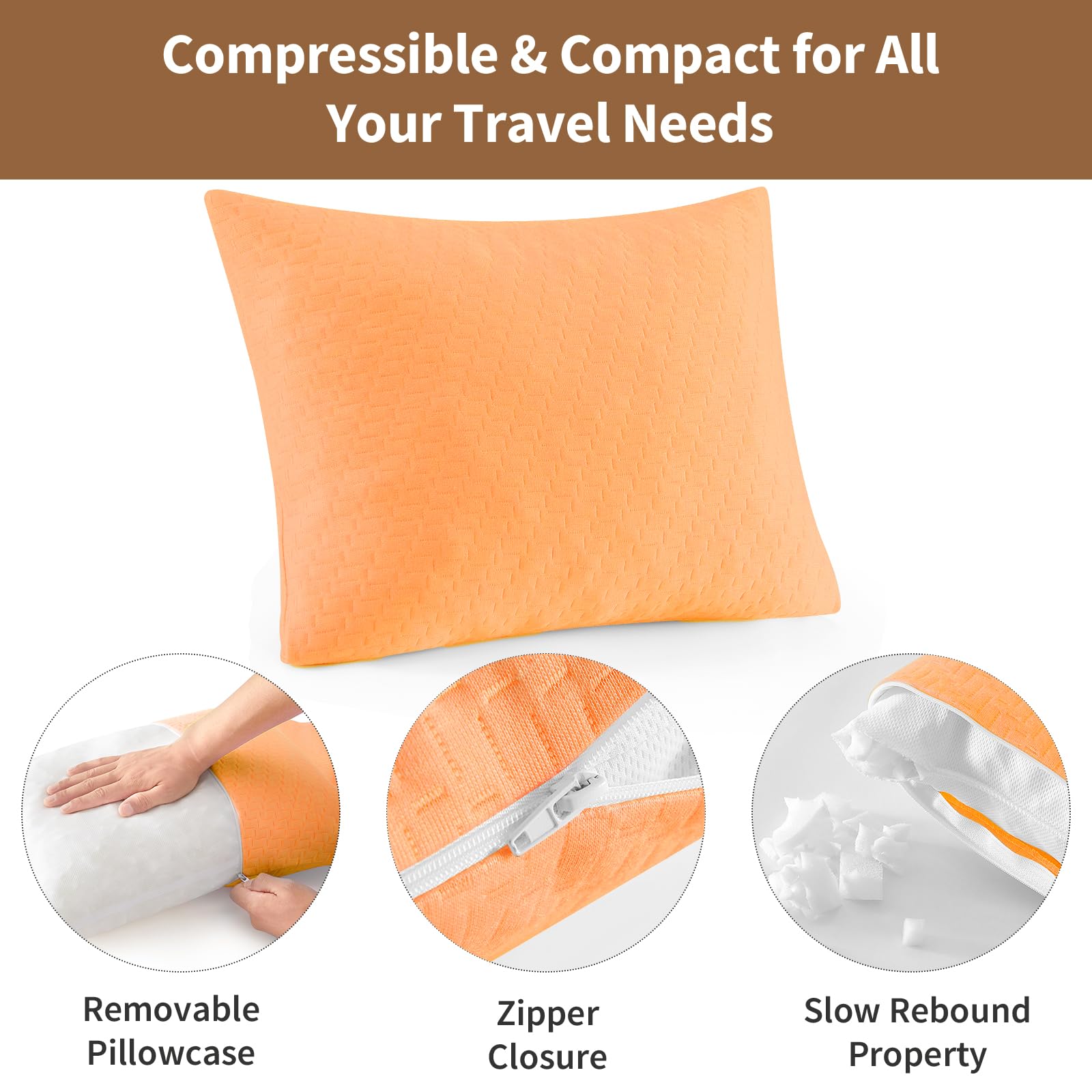 PEUJEW soft microfiber cover emphasizes comfort during long journeys